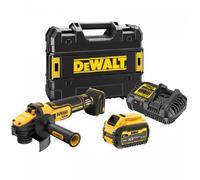 Smerigliatrice angolare a batteria DeWalt da 125 mm con interruttore a scorrimento a doppia azione DCG409VST1