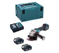 SMERIGLIATRICE ANGOLARE A BATTERIA 'DGA513RTJ' 18V batt.5,0 Ah Litio - 2 batteri
