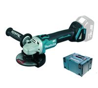 Smerigliatrice angolare a batteria Makita 125 mm Li-ion LXT 18 V, Makpac, senza batteria DGA506ZJ