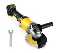 Smerigliatrice angolare a batteria per Dewalt 18 V 20 V batteria, 125 mm 10.000 giri/min, strumento di separazione della batteria, smerigliatrice elettrica, motore brushless per il taglio di legno