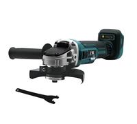 Smerigliatrice angolare a batteria per Makita 18 V, 8500 giri/min, smerigliatrice professionale compatta, 4 velocità variabili, disco abrasivo da 125 mm con chiave per levigatura, taglio e lucidatura
