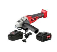 SMERIGLIATRICE ANGOLARE A BATTERIA VALEX "M-SMA1 18", CON BATTERIA DA 3 AH E ...