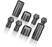 Smerigliatrice angolare a diritto M 10 Set di adattatori filettati Costruzione in acciaio Sistemi di attacco rapido Compatibilità con più marche Officina Adattatore compatibile con più marche