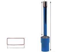 Smerigliatrice angolare a gambo lungo da 6 mm impregnata di smeraldo (A) | Design a stelo lungo, raggiunge superfici profonde, particelle di smeriglio, taglia marmo per granito, per filettatura m10
