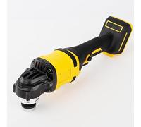 Smerigliatrice angolare compatibile con Dewalt batteria 18V, Ø125mm, Motore Senza Spazzole, 3 Velocità, Protezione Rapida, Manico Anti-Vibrazione, Incl. Dischi(senza batteria) (DW Giallo)