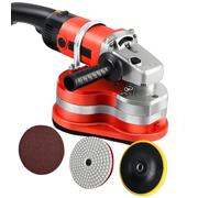 Smerigliatrice angolare elettrica, 3000 W, 7,8 pollici, per taglio, rettifica, lucidatura, 2800 giri/min, interruttore a paletta con blocco, 6 velocità variabili