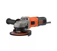 Black & Decker Smerigliatrice angolare Potenza 750 Watt Velocità a vuoto 12000 giri/min Disco 115 mm - BEG110-QS