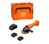 Smerigliatrice Angolare FEIN CCG 18-125-10 AS 2 x 5,0 Ah + GAL1880CV + L-Boxx 2