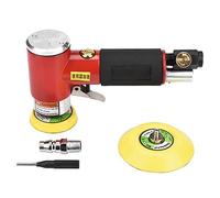 Smerigliatrice angolare pneumatica da 5,1 cm, strumento di lucidatura eccentrica 1800 giri/min per metallo, legno e mobili, tampone abrasivo da 7,6 cm con 90 PSI, utilizzo a basso flusso compresso