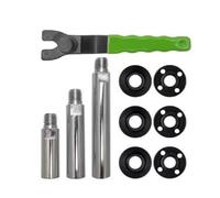 Smerigliatrice angolare professionale 45 in acciaio 5/8-11 Set di alberi di prolunga include 3 dimensioni per lavori complessi per professionisti