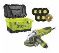 Smerigliatrice angolare RYOBI 1010W 125mm - 1 contenitore RAG1010-125TA6