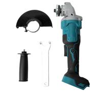 Smerigliatrice angolare senza fili compatibile con batteria Makita 18 V, 100/125 mm, 12000 RPM smerigliatrice angolare senza fili con motore brushless e coperchio disco abrasivo (125 mm)