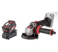 Smerigliatrice angolare senza fili Parkside Performance 20V con batteria e spazzole per caricabatterie rapido Motore