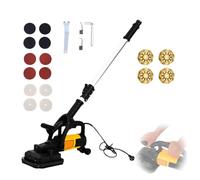 Smerigliatrice Angolare, Smerigliatrice per Calcestruzzo con Regolazione a 6 Velocità Smerigliatrice per Pavimenti da 3800 W per Superfici In Pietra e Calcestruzzo