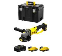 Smerigliatrice Angolare STANLEY FatMax SFMCG400D2T (2 x 2,0 Ah + Caricabatteria