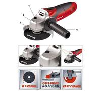 Einhell TC-AG 125 smerigliatrice angolare 12,5 cm 11000 Giri/min 850 W 2,1 kg
