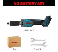 Smerigliatrice assiale dritta diritta elettrica con regola di velocità Brushless