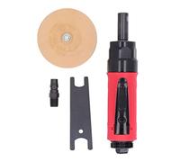 Smerigliatrice Assiale Pneumatica 4000rpm, Kit Set Utensili per Lucitura, Disco 88mm - Alta Efficienza, Manipolazione, Ideale per Uso Industriale e Hobbistico