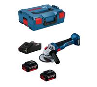 Smerigliatrice BOSCH GWS 18V-10 (2 x 4,0 Ah + GAL18V-40 + L-Boxx 136)