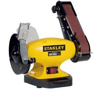 STANLEY - Tornello da banco professionale 330 W, torinetto per macinare Ø150 mm, levigatura levigatura levigatura sgrassaggio