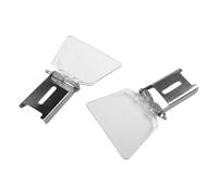 Smerigliatrice da banco in acciaio inox con protezioni per occhi in ABS e staffa per smerigliatrici tipo 125, confezione da 2