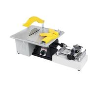 Smerigliatrice da tavolo multifunzione, perline da intaglio in giada, lucidatura, taglio di cera d'api, punzonatrice for piccole perle per metallo/gioielli/legno/giada