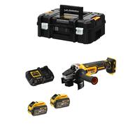 Smerigliatrice DeWALT DCG418X2 FlexVolt (2 x 54V/18V 9,0 Ah + DCB116 + TSTAK II)