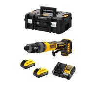 Smerigliatrice Diritta DeWALT DCG420H2T (2 x 5,0 Ah Powerstack + DCB1104 + TSTAK