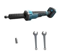 Smerigliatrice dritta a batteria compatibile con batteria Makita da 18 V, levigatrice dritta senza spazzole 6 mm 3 mm, mandrino professionale 4 velocità variabile per levigatura, lucidatura incisione