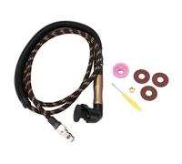 Smerigliatrice Dritta Pneumatica Flessibile, Kit 23500rpm con Testa Flessibile 30mm - Alta Velocità, Ingranaggi in Lega di Tungsteno, Per Incisione e Smussatura