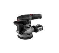 GRAPHITE Levigatrice orbitale 450 W, piatto 125/150 mm, base 125/150 mm; aspirazione della polvere; manico antiscivolo, utilizzo con una sola mano, inserto in velcro per carta vetrata; valigetta