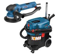 Smerigliatrice eccentrica bosch get 75-150 + aspirapolvere a secco ...