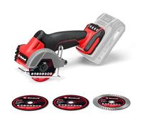 Einhell Professional Smerigliatrice TP-CO 18/76 Power X-Change (18 V, brushless, disco Ø 76 mm, profondità di taglio 16 mm, impostazione profondità di taglio, incl. 4 dischi, batteria esclusa)
