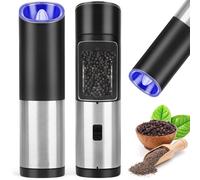 Smerigliatrice elettrica a LED wireless per pepe e sale inox