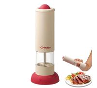 Smerigliatrice elettrica a sale e, loop di sale elettrico: mulino per spezie saline automatico con rugosità regolabile, da cucina portatile per cucinare, barbecue