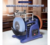 Smerigliatrice elettrica ad acqua 220V Lucidatrice per ruote da banco Affilacoltelli raffreddato ad acqua a bassa velocità Pietra per affilare i coltelli per uso domestico