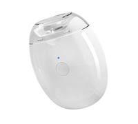 Smerigliatrice elettrica automatica per unghie, con luce notturna, ricaricabile tramite USB C, sicura per neonati e bambini, colore bianco