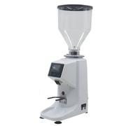 Smerigliatrice elettrica del miscelatore, Macinacaffè elettrico 200W espresso con pietra affilata piatta pannello touch Macchina for chicchi da 750 g(White)