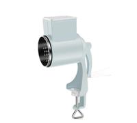 Smerigliatrice elettrica del miscelatore, Macinacaffè manuale for alimenti, macinacaffè for cereali con morsetto da tavolo, a manovella for grano, caffè, spezie, noci, accessori cucina(White)