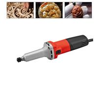 Smerigliatrice elettrica diritta 750W Rettificatrice per smerigliatrice Regolatore di velocità 0-27000 giri/min Strumento di lucidatura Ø6mm