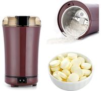 Smerigliatrice elettrica multifunzionale per pillole: macinare la medicina e compresse di vitamine di diverse dimensioni in polvere fine, malta e malta, anziani, bambini o animali domestici (viola)