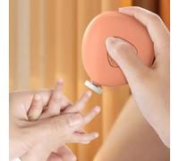 Smerigliatrice elettrica per cani e gatti, completamente automatica, con motore silenzioso a basse vibrazioni, tappo di sicurezza e design portatile, 7,2 x (arancione)