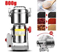 Smerigliatrice elettrica per cereali ad alta potenza 800G/2500G Smerigliatrici per spezie oscillanti in acciaio inossidabile per erbe, cereali, spezie, mais