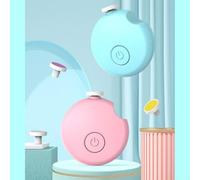 Smerigliatrice elettrica per unghie per neonati con molatura morbida, motore silenzioso e testine intercambiabili per la manutenzione delle unghie dei neonati (taglia unica, arancione)