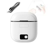 Smerigliatrice elettrica portatile per unghie con taglierina automatica, luce a LED e pinza per cuticole facile cura delle unghie. Accessori per la cura delle unghie