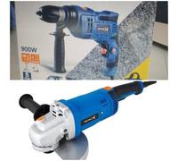 SMERIGLIATRICE flex Dexter trapano percussione 800+ 900 W 220V+5 PUNTE E BORSA