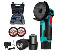 Smerigliatrice Frullino piccolo mini flex doppia batteria litio dischi valigetta