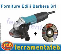 SMERIGLIATRICE MAKITA PROFESSIONALE 720W GA4530R+DISCO SMERIGLIO 6 115MM