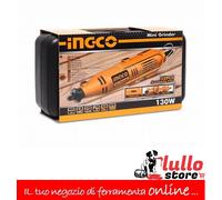 SMERIGLIATRICE MINI A STELO INGCO 130Watt 52 ACCESSORI CON VALIGETTA