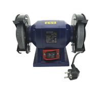 SMERIGLIATRICE MOLA DA BANCO 150W CON 2 DISCHI IN PIETRA DA 125MM PER OFFICINA